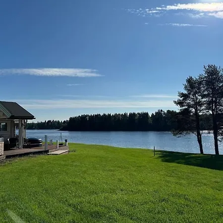 A Cozy House With A By The River
